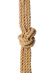 Rope isolated on the white background