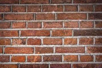 Red brick wall texture. 