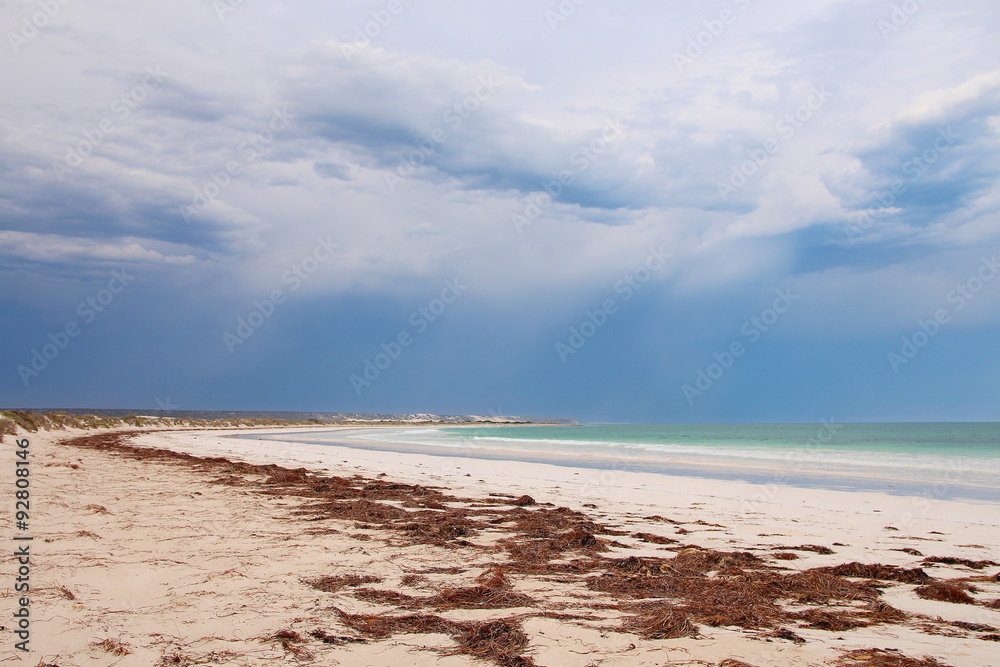 Sticker Nullarbor coastal landscape