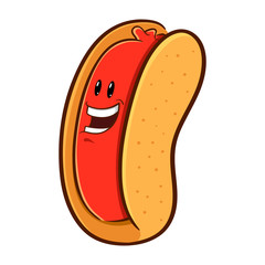 Hotdog Character Mascot