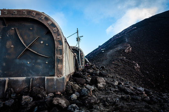 Geophysikalische Messungen auf einem Vulkan (Stromboli)