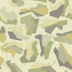 Camouflage Seamless Vector Pattern