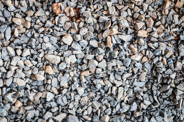 Wall of small sand stone texture background