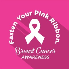 Breast Cancer Awareness Vector Template
