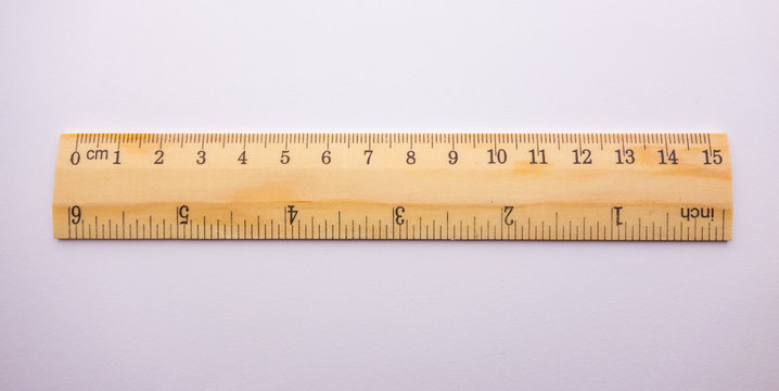 Standard Wooden Ruler Stock Photo - Download Image Now - Ruler