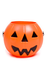 Halloween Pumpkin on White / Halloween Pumpkin / Halloween Pumpkin on Isolated White Background
