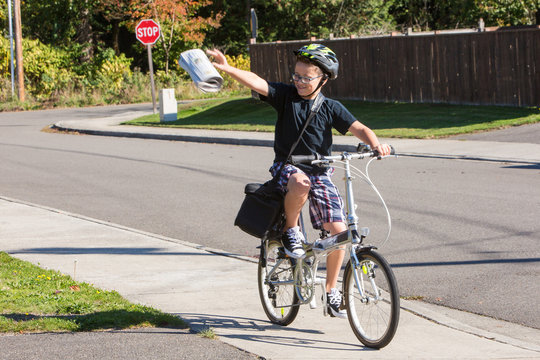 Newspaper Delivery Boy