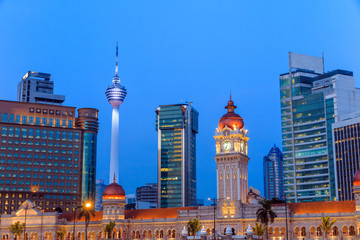Obraz premium Merdeka Square in downtown Kuala Lumpur