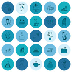 Business and Finance Icon Set