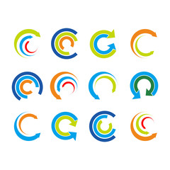 C Business Technology Icon Bundle