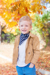 kid at fall