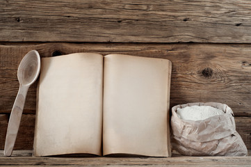 Kitchen book with blank pages