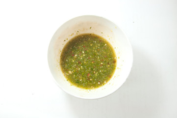 Spicy Thai seafood sauce