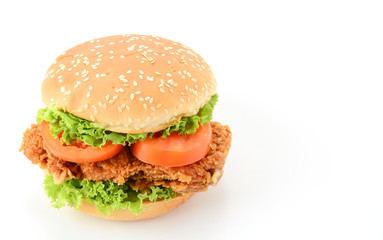 crispy chicken burger