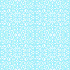 Blue lace pattern