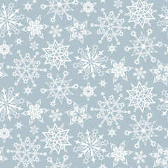 Pattern of snowflakes