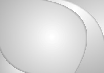 Abstract grey corporate waves