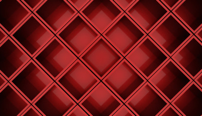 Abstract cubes background rendered