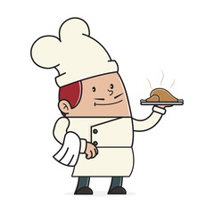 Cartoon illustration of a Chef
