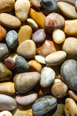 Fondo de piedras de rio.