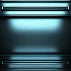 Fototapeta premium blue brushed metal background