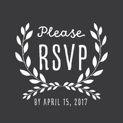 Chalk Wreath Background 