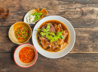 Thai Style pork leg pot stewed