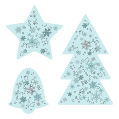 Christmas Decorations  - set of vector elements