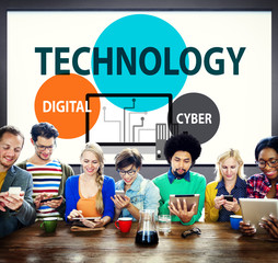 Technology Social Media Networking Online Digital Concept