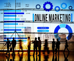 Online Marketing E-commerce Business Concept