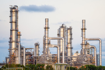 petrochemical industrial plant