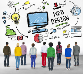 Content Creativity Digital Graphic Layout Webdesign Webpage Conc