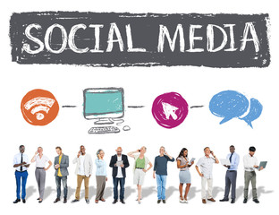 Social Media Connection Communication Technology Network Concept