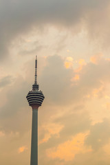 Obraz premium Television tower in Kuala Lumpur