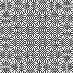 Seamless pattern of braided strips with swatch for filling. Abstract ornament texture. Fashion geometric background for web or printing design.