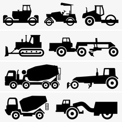 Road construction machinery