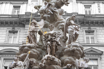 Pestseule Monument (Baroque Plaque Column) on Graben Strasse, Vi