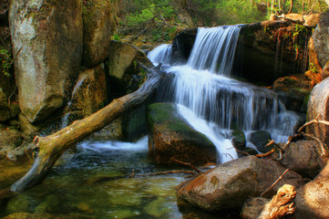 Waterfall of Queimadela in Fafe, Portugal