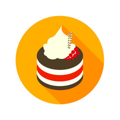 vector icon of cake