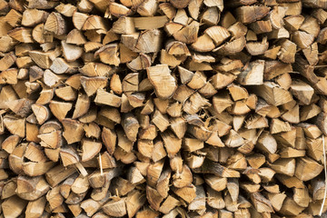 Bois rangé (de face)