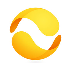 Abstract sphere logo