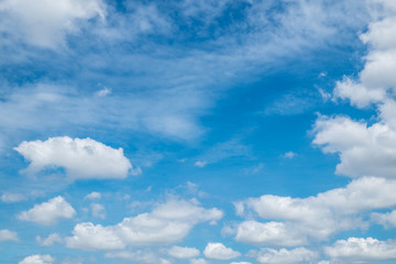 Naklejka na ściany i meble blue sky with cloud background