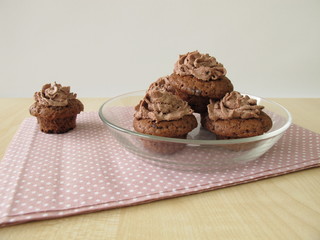 Schokoladen Mini-Cupcakes