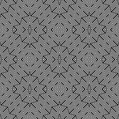 Design seamless monochrome geometric pattern