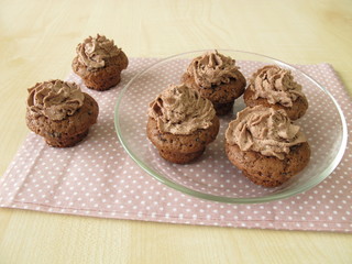 Schokoladen Mini-Cupcakes