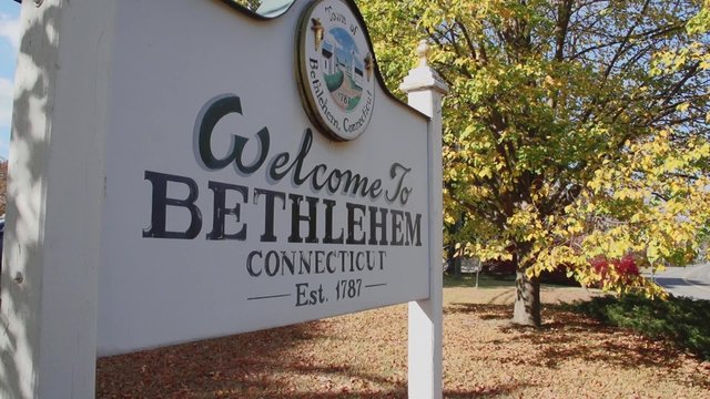 Welcome to Bethlehem sign
