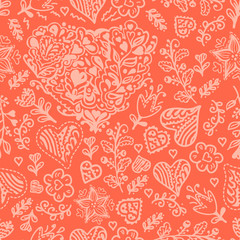 seamless valentines pattern