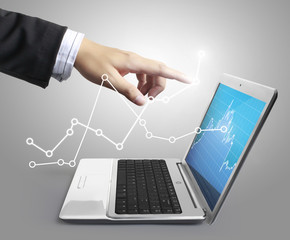 laptop computer abstract