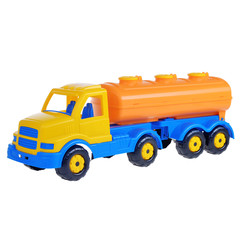 big toy truck on white isolated background