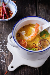 Thai soup Tom Yam